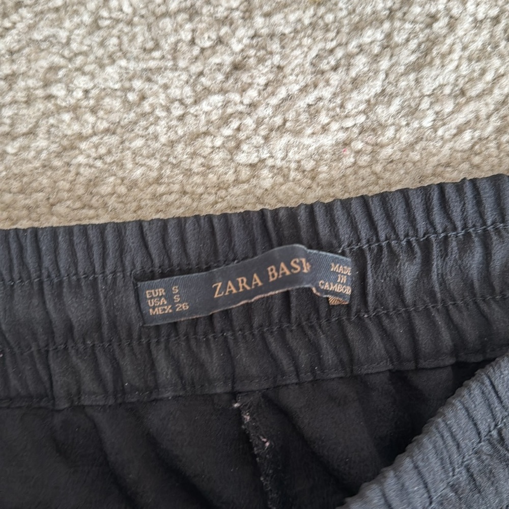 Zara Basic Tapered Drawstring Pants - image 4